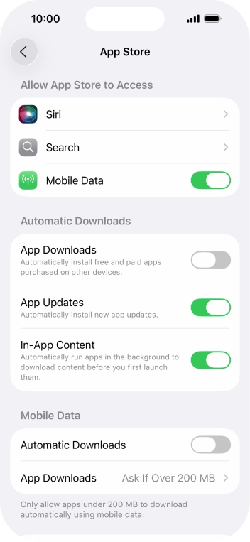 Press the indicator next to Press the indicator next to