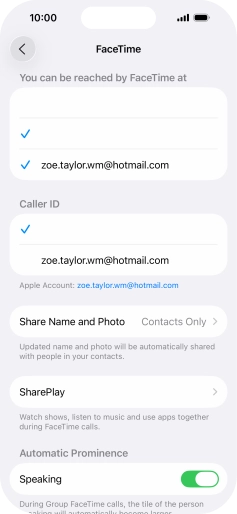 Press the required setting below Press the required setting below