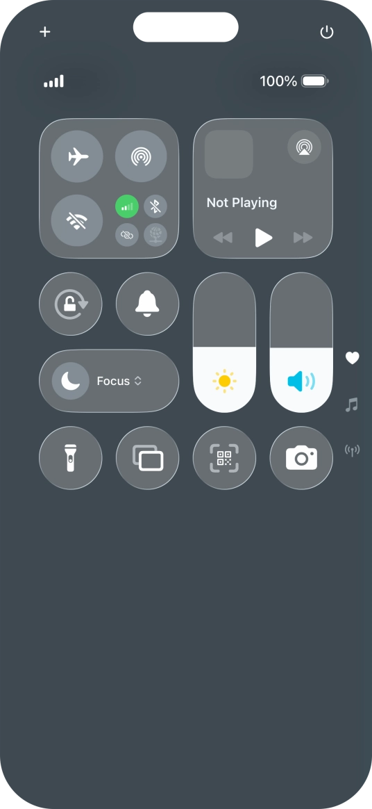 Press the sound mode icon to turn silent mode on or off. Press the sound mode icon to turn silent mode on or off.