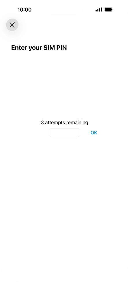 If your SIM is locked, key in your PIN and press OK. The default PIN is 1111. If your SIM is locked, key in your PIN and press OK. The default PIN is 1111.