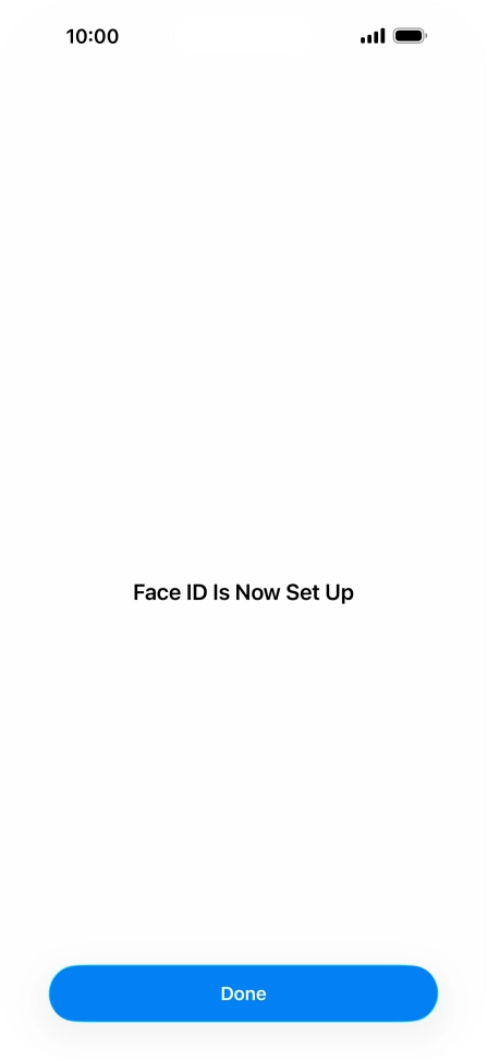 Press Done. If you haven't previously selected a phone lock code, key in a code of your own choice twice. Press Done. If you haven't previously selected a phone lock code, key in a code of your own choice twice.