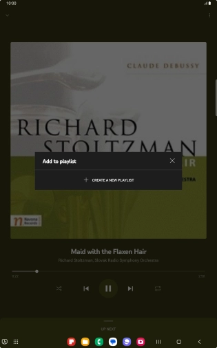 Press CREATE A NEW PLAYLIST. Press CREATE A NEW PLAYLIST.