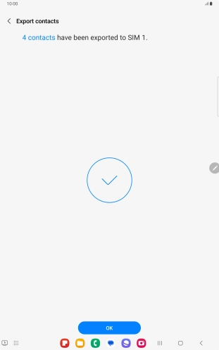 Press OK. Press OK.