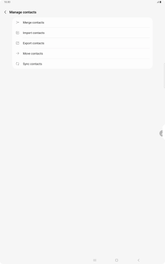 Press Import contacts. Press Import contacts.