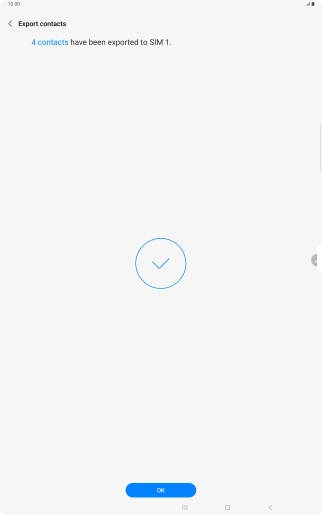 Press OK. Press OK.