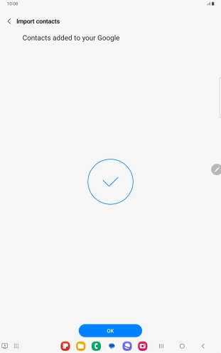 Press OK. Press OK.