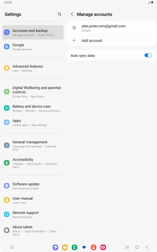 Press the Home key to return to the home screen. Press the Home key to return to the home screen.