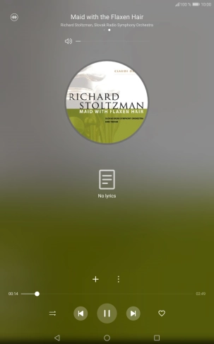Press arrow right to go to the next audio file. Press arrow right to go to the next audio file.