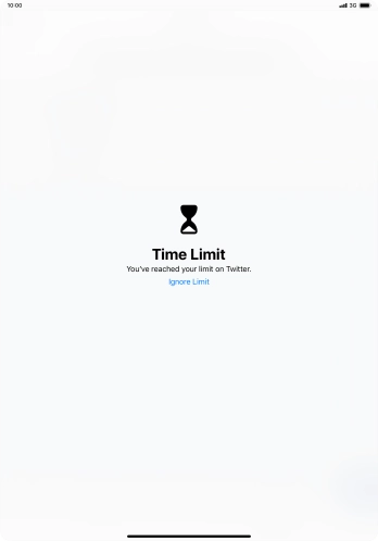 Press Ignore Limit. Press Ignore Limit.