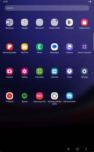 Press Samsung. Press Samsung.