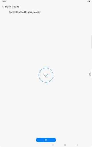 Press OK. Press OK.