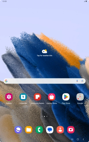 Slide two fingers downwards starting from the top of the screen. Slide two fingers downwards starting from the top of the screen.