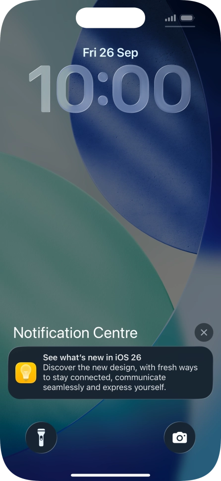 Press the required notification and follow the instructions on the screen to use the selected function. Press the required notification and follow the instructions on the screen to use the selected function.