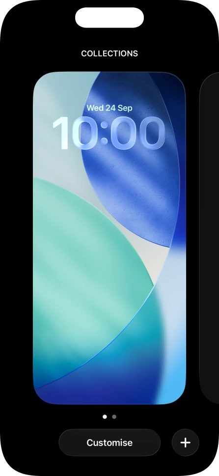 Press the add icon. Press the add icon.