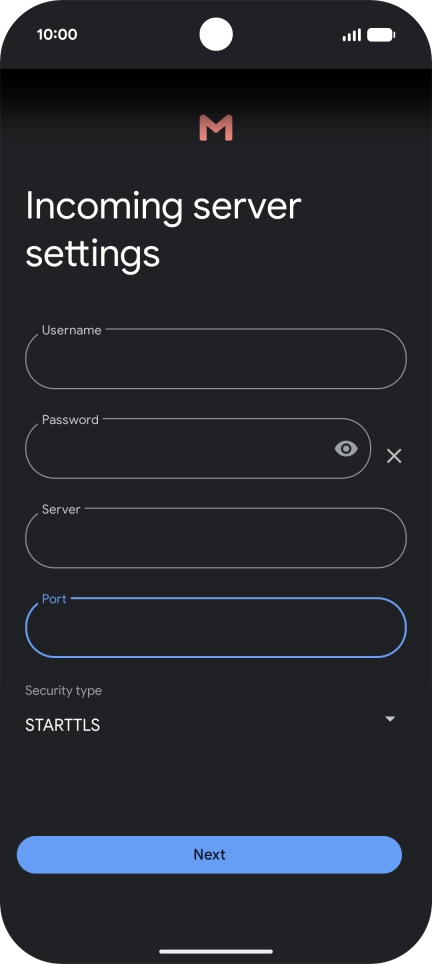 Press the drop down list below Press the drop down list below