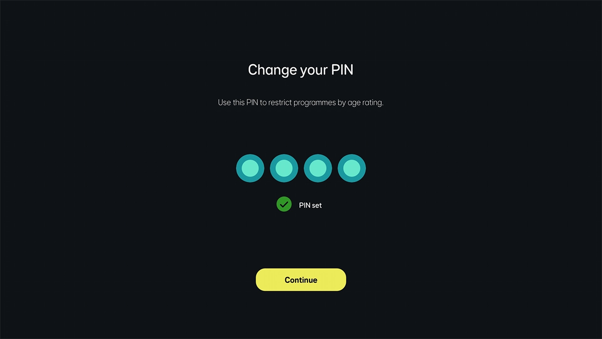 Highlight Continue. Highlight Continue.