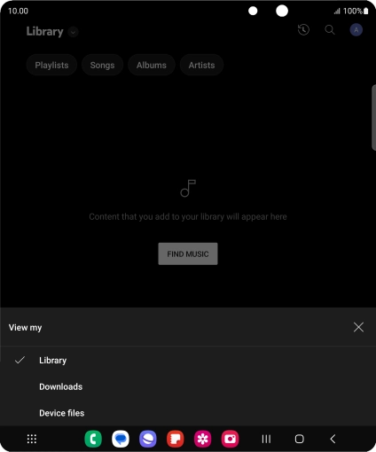 Press the required category and go to the required audio file. Press the required category and go to the required audio file.