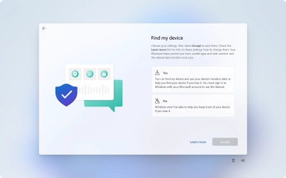 Click the required setting. Click the required setting.