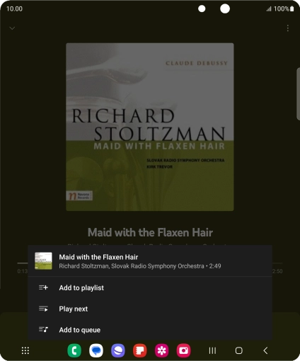 Press Add to playlist. Press Add to playlist.