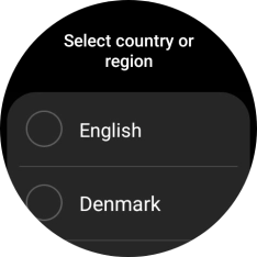Press the required region. Press the required region.