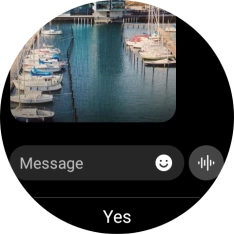 Press the record message icon and follow the instructions on the screen to record and send the required reply. Press the record message icon and follow the instructions on the screen to record and send the required reply.