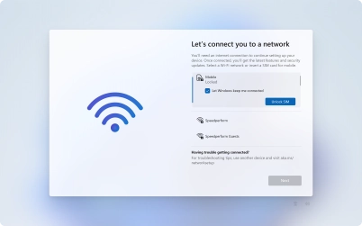 If your SIM is locked, click Unlock SIM. If your SIM is locked, click Unlock SIM.
