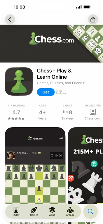 Press Get and follow the instructions on the screen to install the app. Press Get and follow the instructions on the screen to install the app.