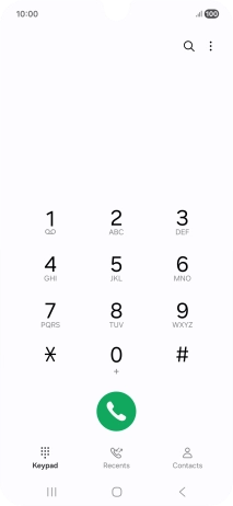 Press the menu icon. Press the menu icon.