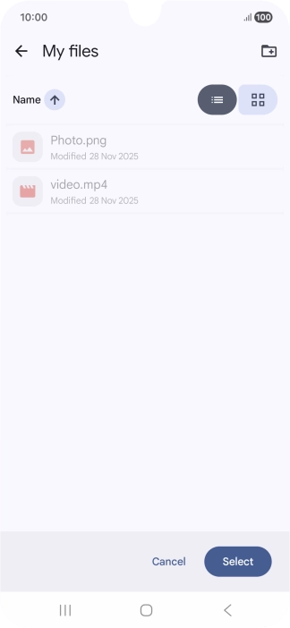 To create a new folder, press the new folder icon and follow the instructions on the screen to create a new folder. To create a new folder, press the new folder icon and follow the instructions on the screen to create a new folder.