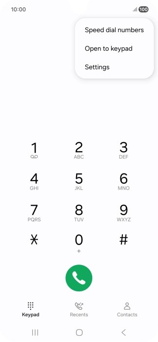 Press Settings. Press Settings.