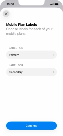 Press Continue. Press Continue.