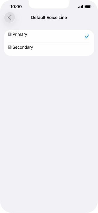 Press the required price plan. Press the required price plan.