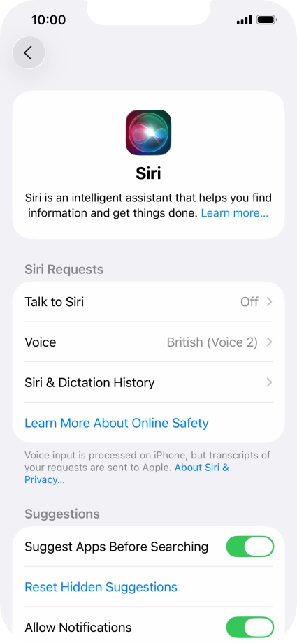 Press Talk to Siri. Press Talk to Siri.