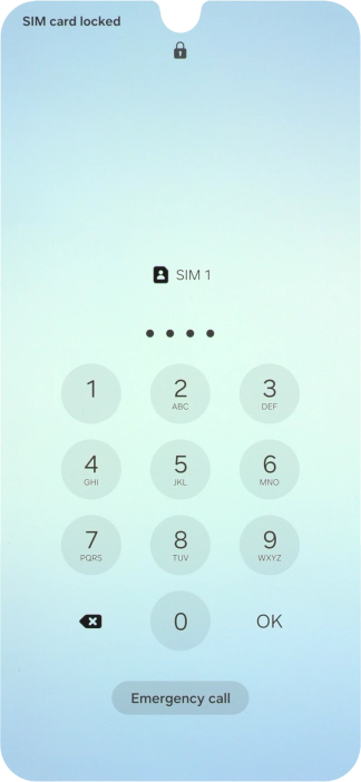 If you're asked to key in your PIN, do so and press OK. If you're asked to key in your PIN, do so and press OK.