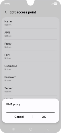 Key in 10.202.002.060 and press OK. Key in 10.202.002.060 and press OK.