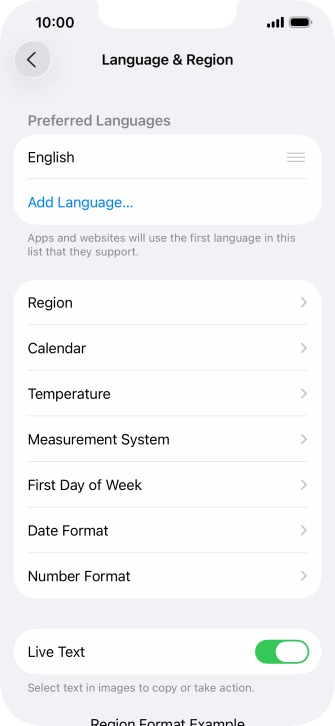 Press Add Language.... Press Add Language....