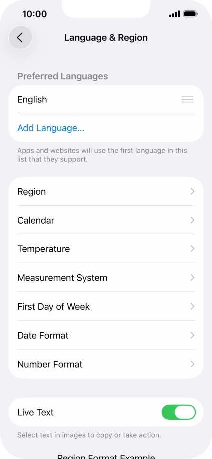 Press Add Language.... Press Add Language....