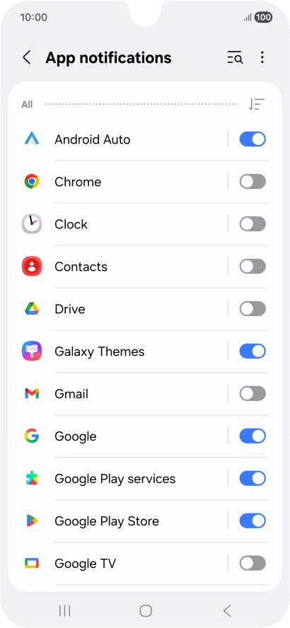 Press the drop down list. Press the drop down list.