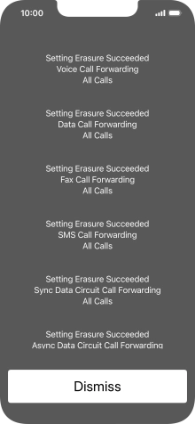 Press Dismiss. Press Dismiss.