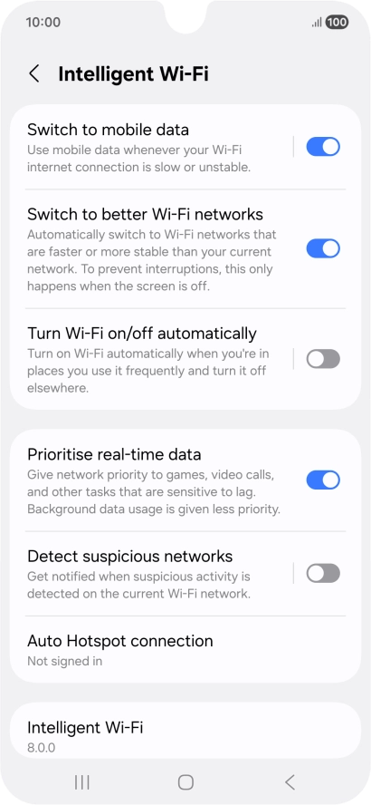 Press the indicator next to Press the indicator next to