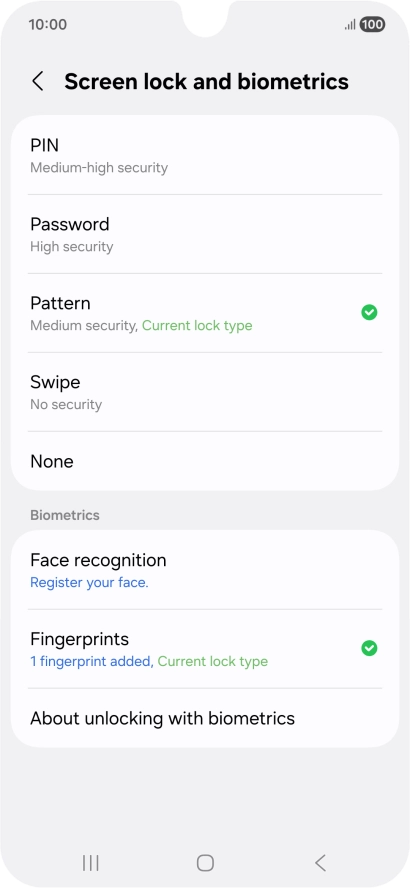 Press None. Press None.