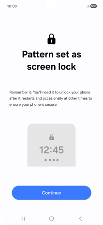 Press Continue. Press Continue.