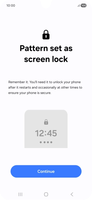 Press Continue. Press Continue.