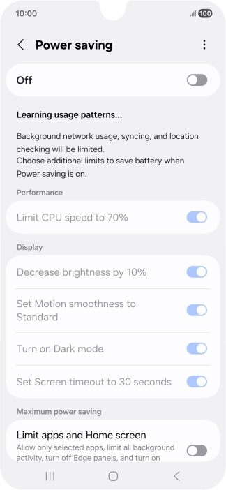 Press the indicator below Press the indicator below