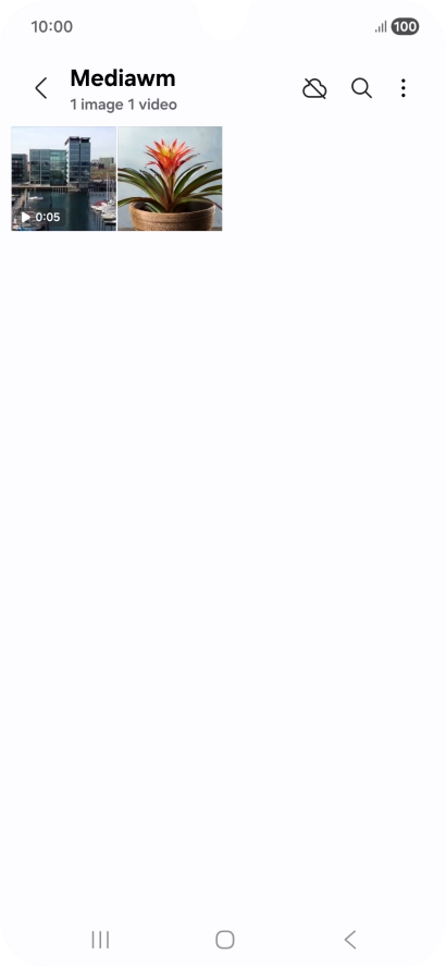 Press and hold any picture or video. Press and hold any picture or video.