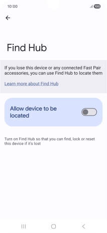 Press the indicator next to Press the indicator next to