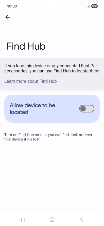 Press the indicator next to Press the indicator next to