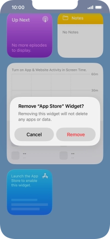 Press Remove. Press Remove.