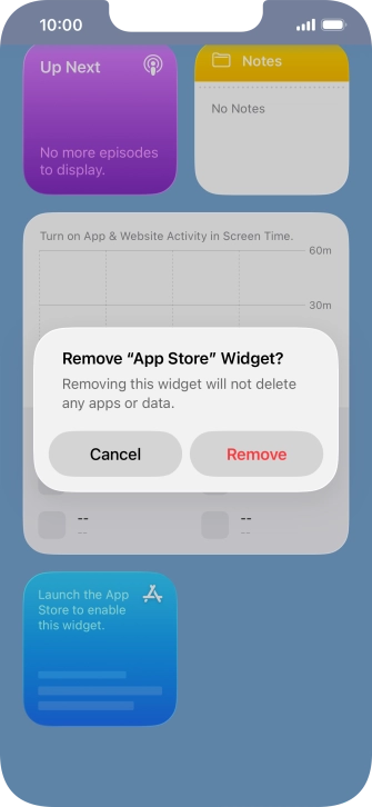 Press Remove. Press Remove.