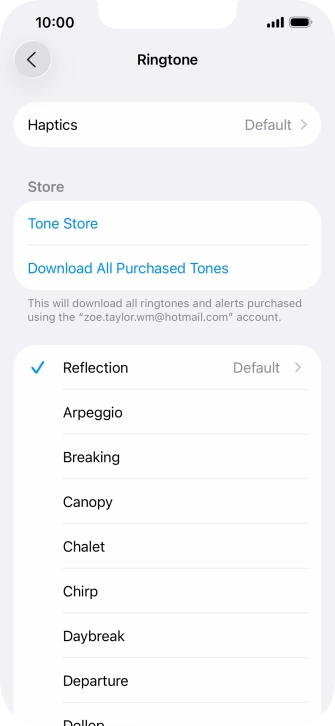 Press the required ring tones to hear them. Press the required ring tones to hear them.